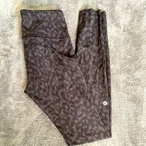 Lululemon fast and free tight II Camo